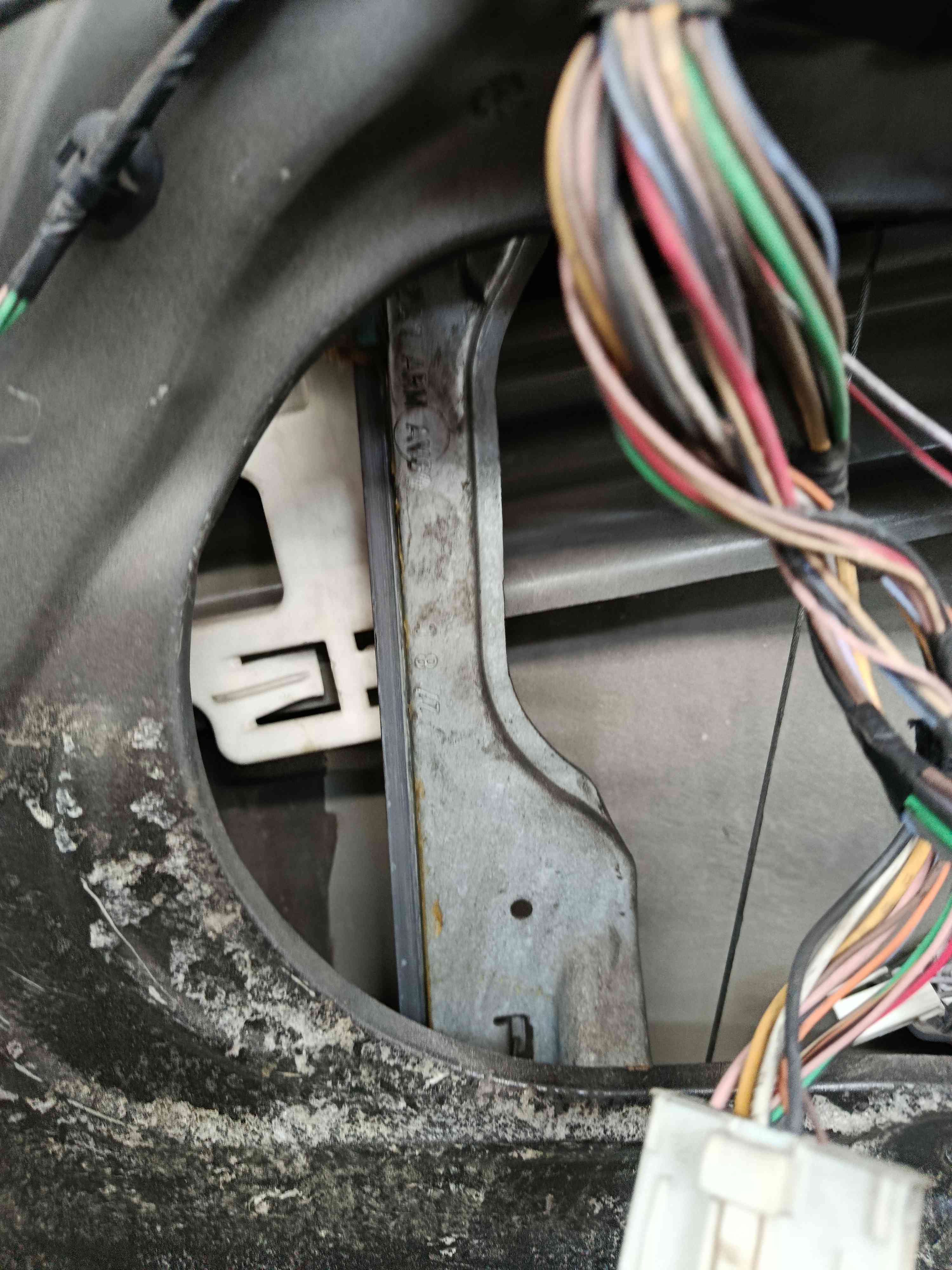 Left front window regulator